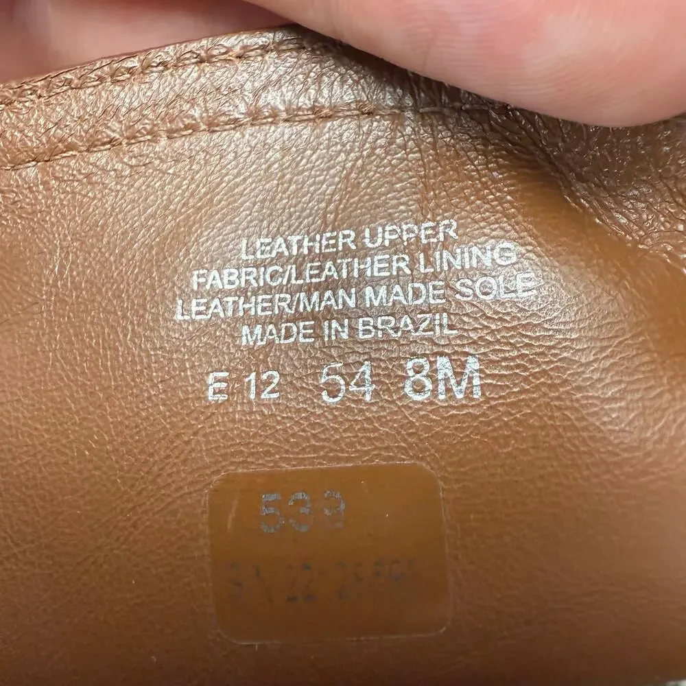 Tory Burch Calista Riding Leather Boots Size 8
